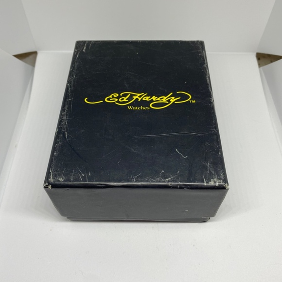 NWOT Ed Hardy Blue Bird Lynx Bracelet Watch. - Picture 6 of 7